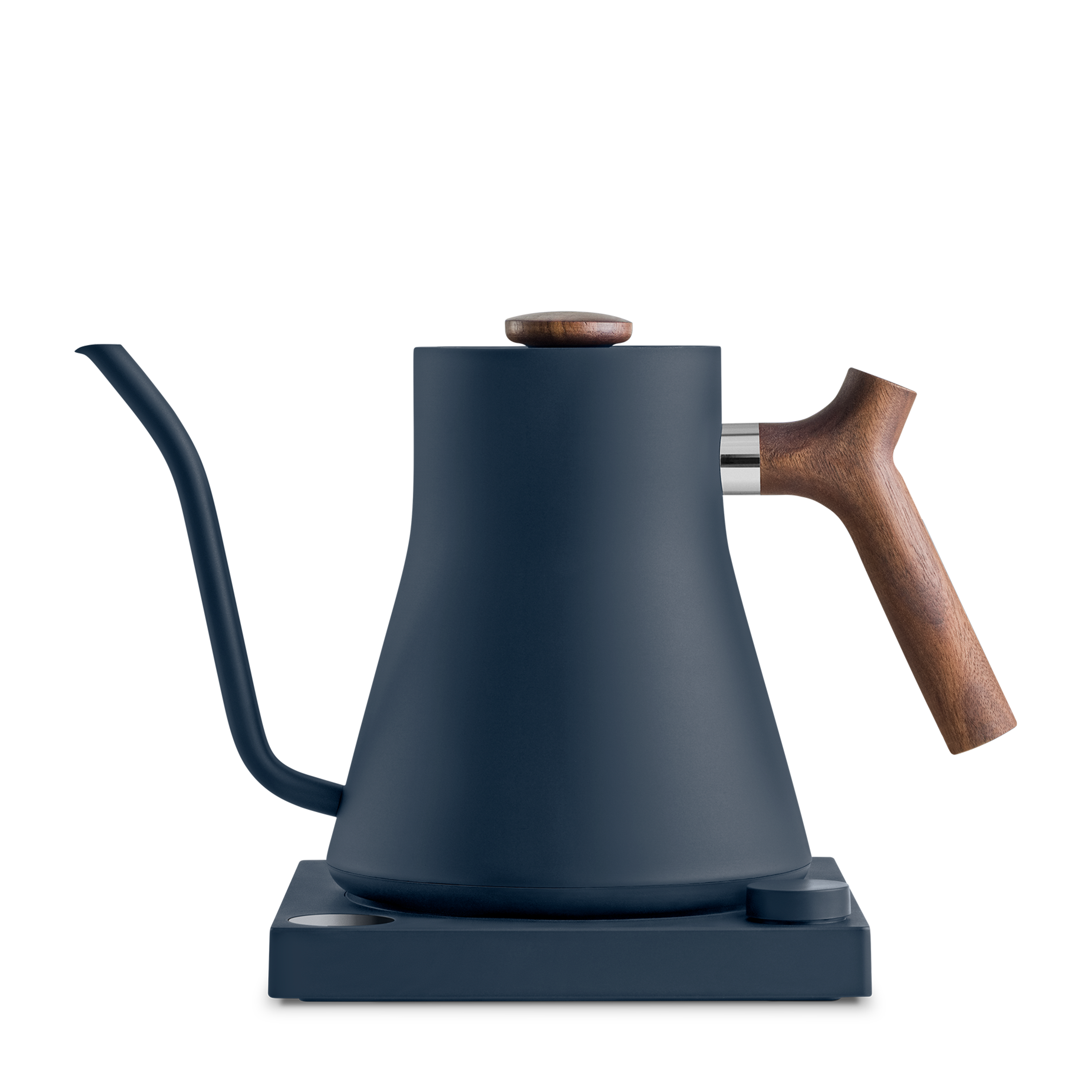 Fellow Stagg EKG 0.9L | elektrischer Wasserkocher | Stone-Blue + Walnuss