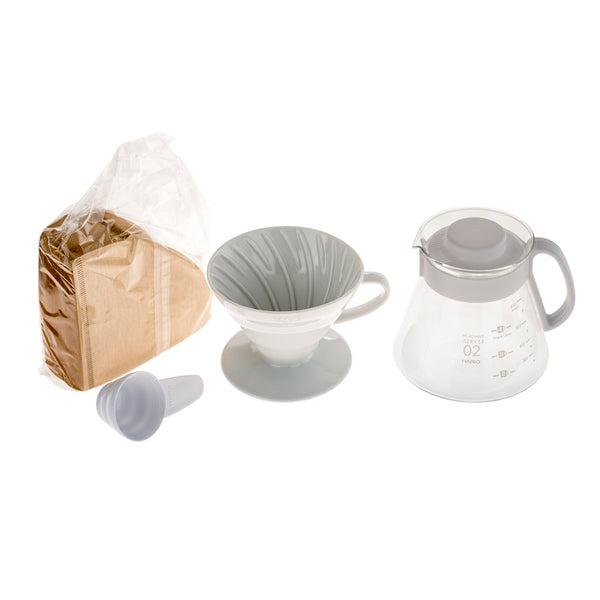 Hario V60 Dripper Set | Keramik | Kaffeebereiter Handfilter  Kaphiy GMBH