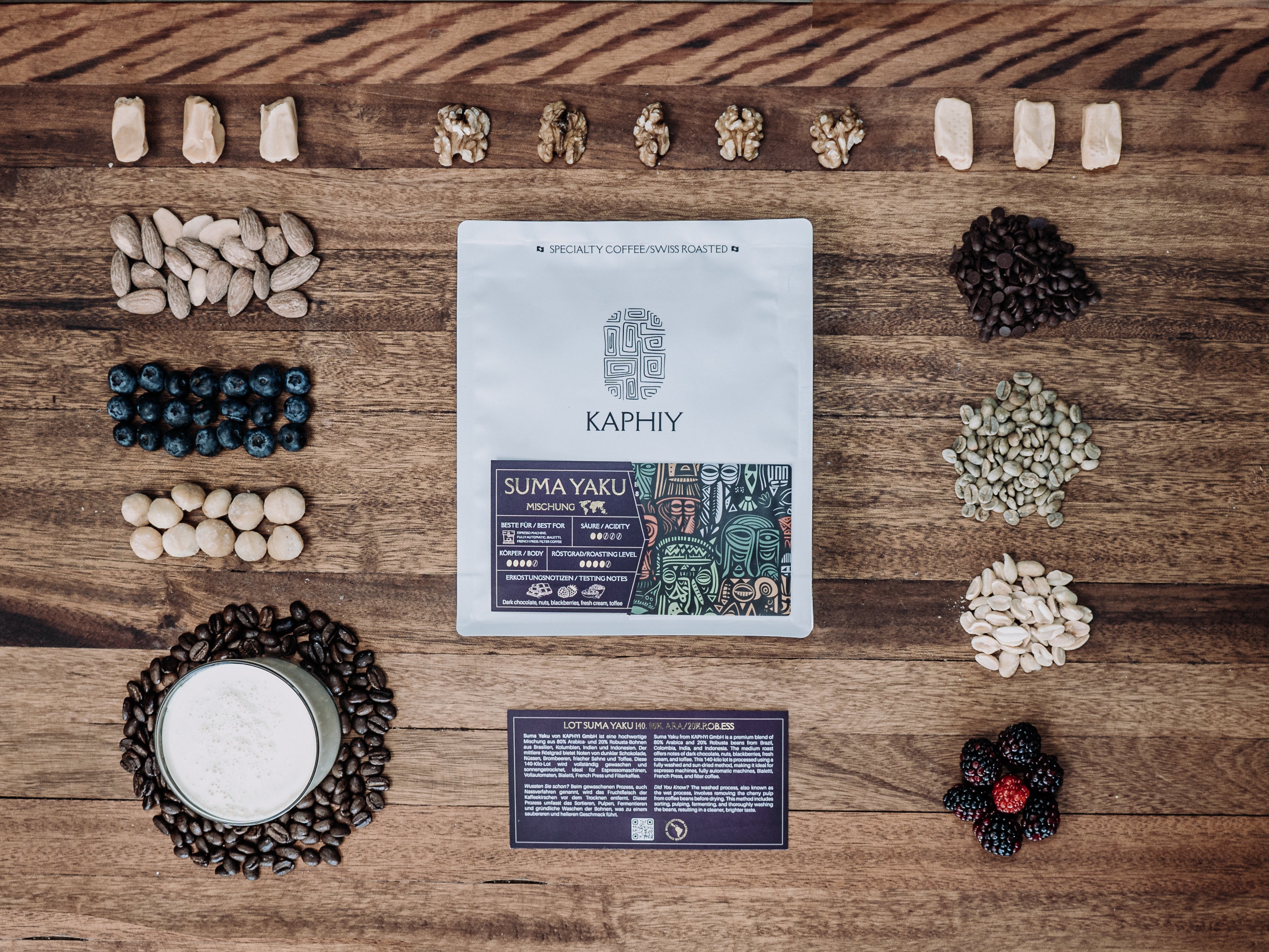 Kaphiy Suma Yaku (Mischung) Bohnen 350g